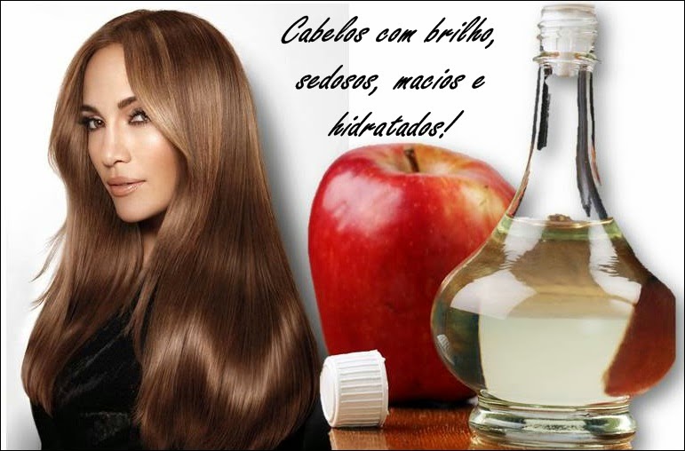Resultado de imagem para vinagre de maçã para o cabelo