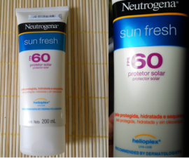 Protetor Solar FPS 60 Neutrogena Sun Fresh