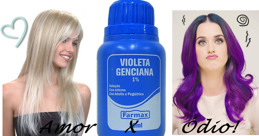 Violeta Genciana para matizar cabelos loiros