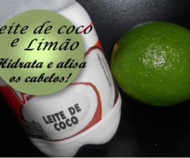 Leite de coco e limão