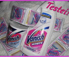 Vanhish White e Vanish Oxi Action