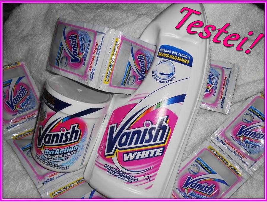 Vanhish White e Vanish Oxi Action