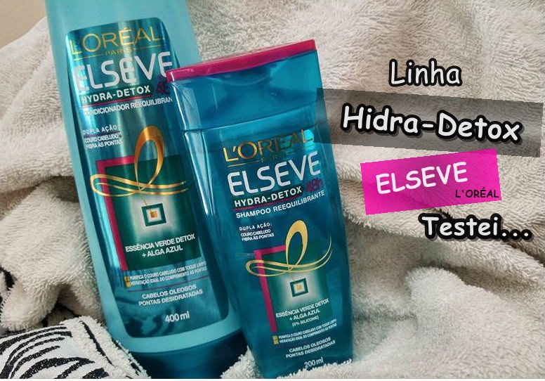 Shampoo e condicionador Elseve Hydra Detox