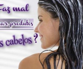 Faz mal deixar produtos nos cabelos?