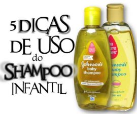 5 Maneiras de usar Shampoo Infantil