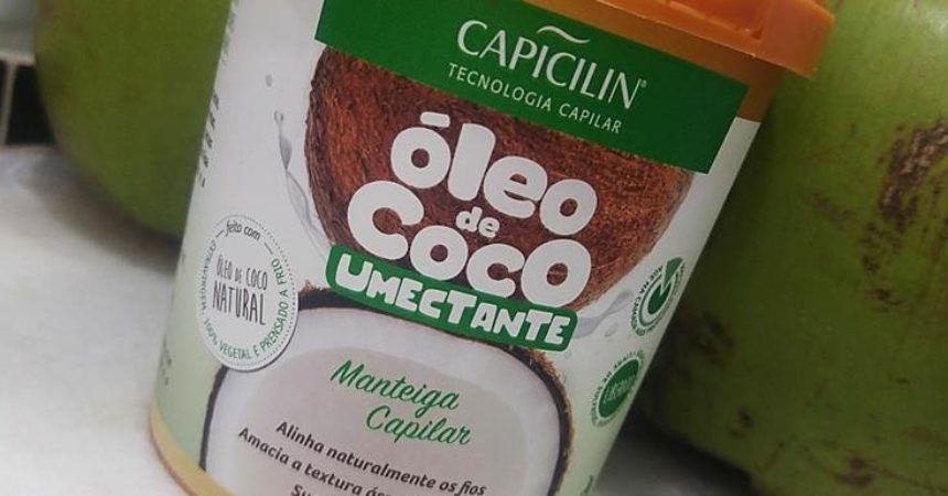 Manteiga capilar Óleo de coco da Capicilin