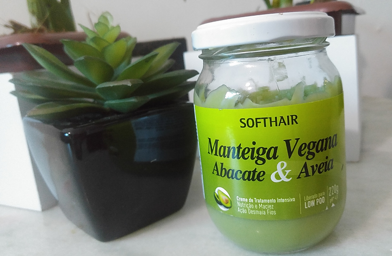 Manteiga Vegana Abacate e Aveia da SoftHair