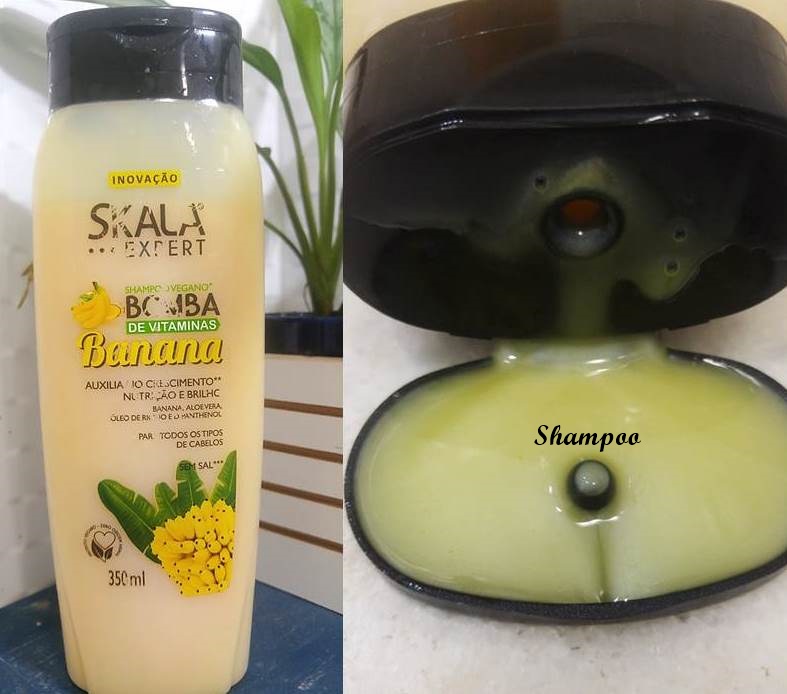 shampoo Bomba de Vitaminas Banana Skala 
