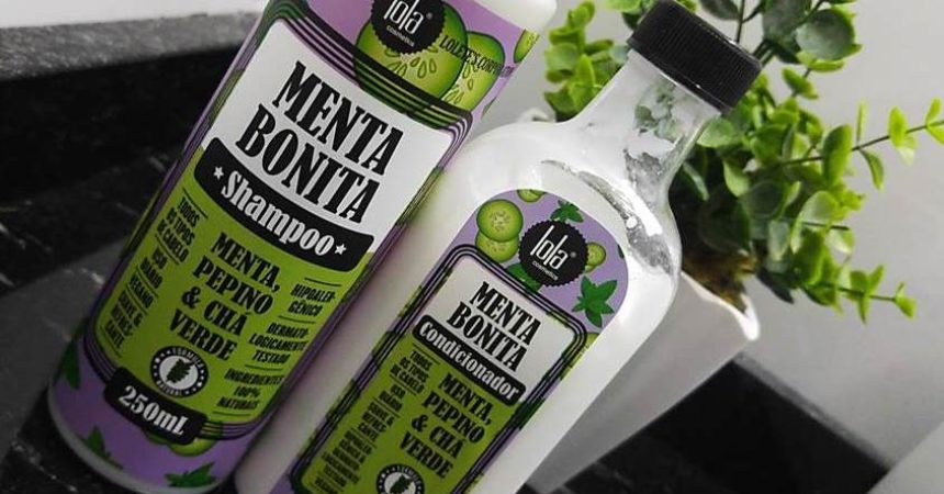 Menta Bonita Lola Cosmetics - Shampoo e condicionador